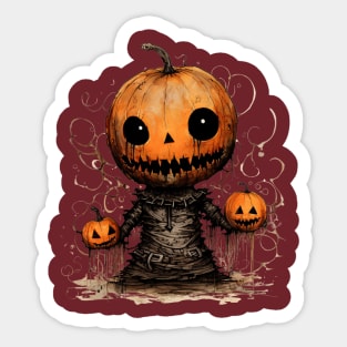 Coolest Pumpkin Ever Halloween Sticker